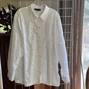 Jones New York White Blouse